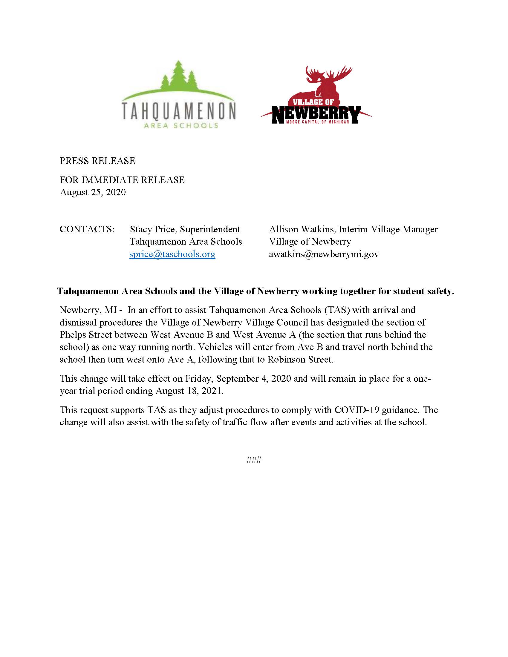 Press_Release_Phelps_Street_One_Way_August_2020_final